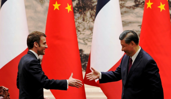म्याक्रोनको चीन भ्रमण : व्यापार, कूटनीति र युक्रेन युद्धबारे उच्चस्तरीय वार्ता