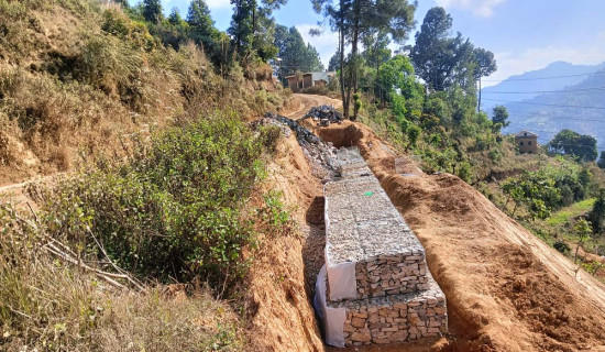 हार्थोक–छहरा सडक निर्माण सुरु