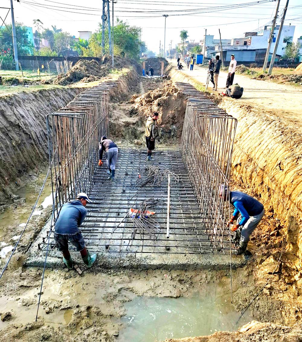 सिक्टा सिँचाइको काम तीव्र गतिमा