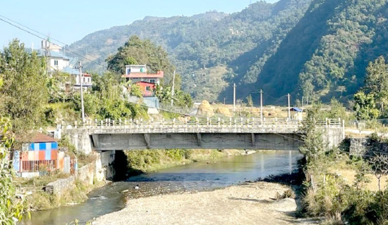 बाटो बिना पक्की पुल, तीन वर्षसम्म भएन प्रयोग