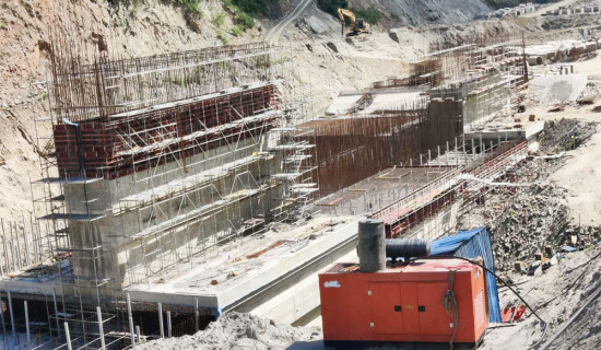 ठेक्का सम्झौता तोडिएपछि बाँध निर्माणस्थल सुनसान