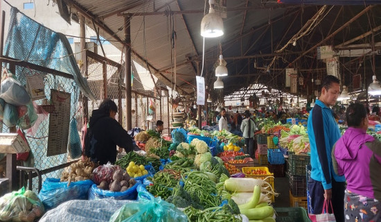 यस्तो छ आजका लागि सागसब्जी र फलफूलको थोक मूल्य