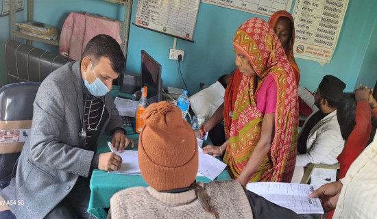 गौतमपुरमा निःशुल्क स्वास्थ्य शिविर