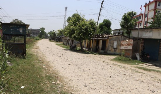 पाँच बर्षदेखि अलपत्र सडकको काम सुरु