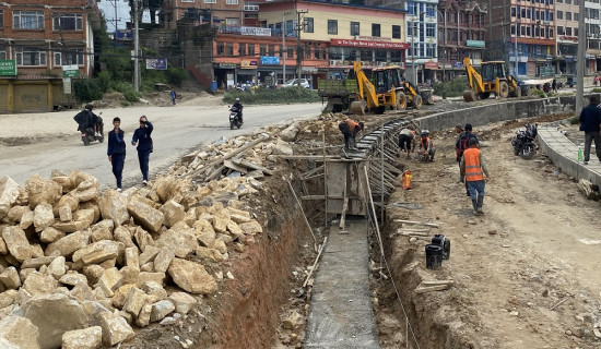 अरनिको राजमार्ग : धुलिखेल–खावा सडकखण्ड विस्तार कार्य तीव्र