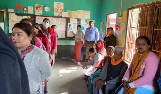 ६ सय ६६ जनाको निःशुल्क स्वास्थ्य परीक्षण