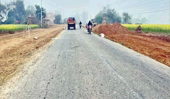 सडक विस्तारमा सकस