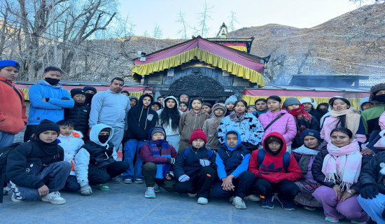 चिसोमा पनि मुक्तिनाथ मन्दिरमा भक्तजनको भिड