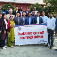 जावलाखेल मैदानमा गोदावरी फूलको प्रदर्शनी हुँदै