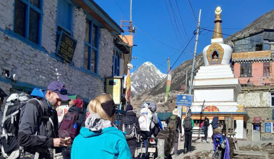 अन्नपूर्ण क्षेत्रमा विदेशी पर्यटक बढ्दै