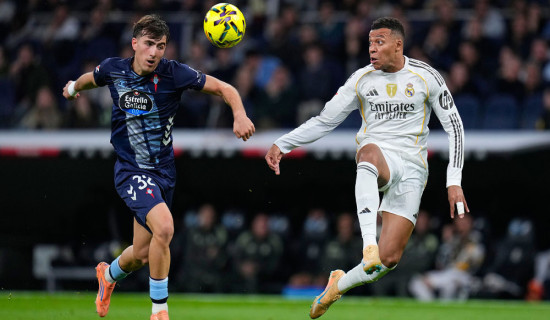 रियललाई सेल्टा भिगोको झट्का