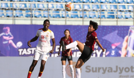 साफ महिला क्लब च्याम्पियनसिप : इस्ट बङ्गालको सानदार जित