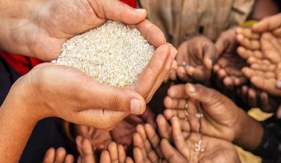 भोकमरीको अवस्था मध्यम