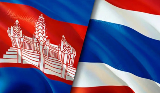 कम्बोडियासँगको सीमा विवादका कारण चार लाख थाई बासिन्दा विस्थापित : रक्षा मन्त्रालय