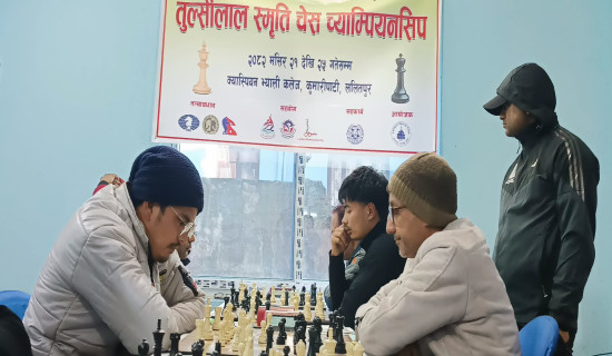 तुल्सीलाल चेस उपाधिमा तीन टोलीको दाबी