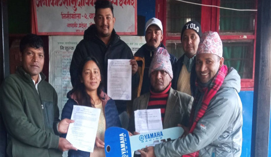 आमा र बच्चाको रेखदेख गर्न स्वास्थ्य एकाइलाई स्कुटर