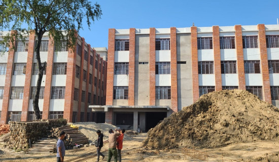 दाङमा ट्रमा सेन्टरको निर्माण अन्तिम चरणमा