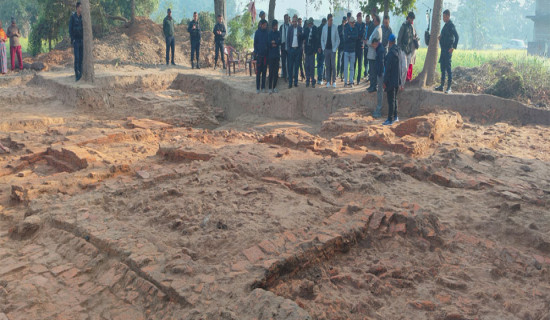 पण्डितपुरमा भेटियो प्राचीन सहरको संरचना