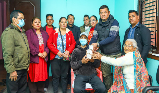 मिर्गौला पीडितलाई हङकङबाट नौ लाख सहयोग