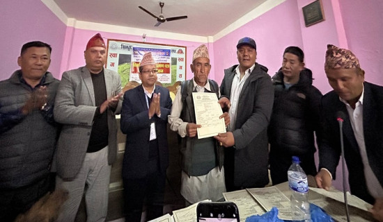 बाह्रबिसेका विपद् प्रभावितका ६० घर पुनर्निर्माण