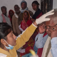 सुरुङ्गामा निःशुल्क आँखा शिविर, २४८ जानाले लिए सेवा