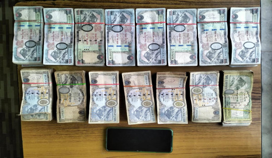 स्रोत नखुलेको ११ लाखसहित एक जना पक्राउ