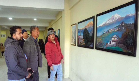 ‘क्यानभासमा हिमाल’ चित्रकला प्रदर्शनी