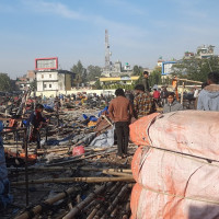 डढेलोका कारण वायु प्रदूषण बढ्दो