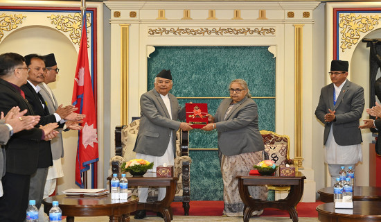 राष्ट्रपतिसमक्ष राष्ट्रिय सुरक्षा परिषद्को प्रतिवेदन पेस