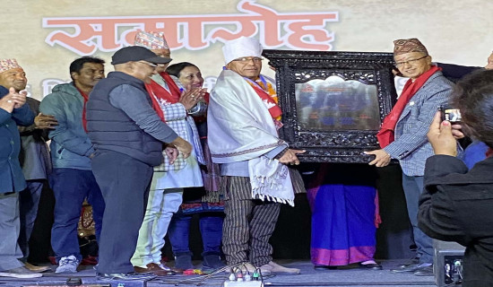 लोककवि राजाभाइको अभिनन्दन