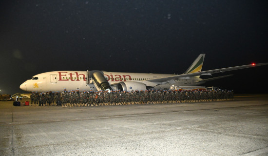 नेपाली शान्ति सैनिकको अदलीबदली