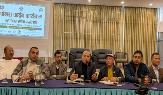 पोखरा सडक महोत्सव टोली चितवनमा