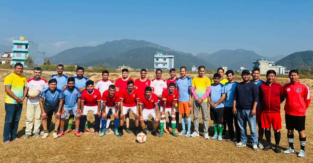 महासंघको स्थापना दिवसमा मैत्रीपूर्ण फुटबल खेल