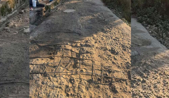 मुख्य सडक नै जीर्ण अवस्थामा