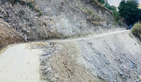 दब्ल्याङको पहिरो नियन्त्रण गर्न सुरु