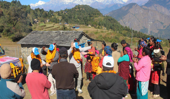 पर्यटकीय गन्तव्यका रुपमा विकास हुँदै चाङ्गा