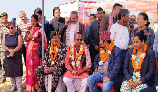 बर्दिबासमा सौर्य विद्युत आयोजनाको शिलान्यास