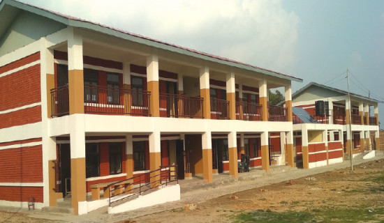 भूकम्पपछि बने सुविधासम्पन्न विद्यालय