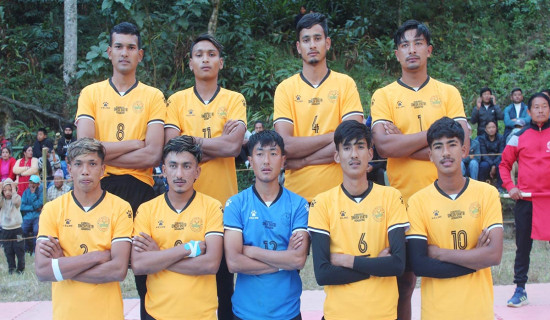 भोजपुरले जित्यो पुसे मेला भलिबल उपाधि