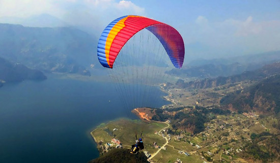 प्याराग्लाइडिङ दुर्घटनामा बङ्गलादेशी नागरिक घाइते