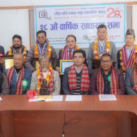 शान्ति निकुञ्जका पूर्व विद्यार्थी सम्मानित