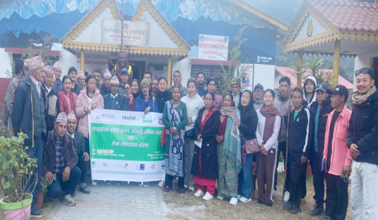 शान्ति निकुञ्जका पूर्व विद्यार्थी सम्मानित