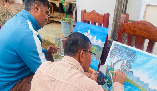 कलामय बन्यो कुश्माको शताब्दी घर