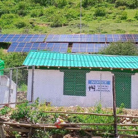 चन्द्रकोटको गोठमा आगलागी हुँदा १४ बाख्रा मरे