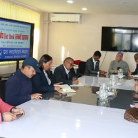 उपरथीमा पदोन्नति हुनुभएका थापालाई दर्ज्यानी चिह्न प्रदान