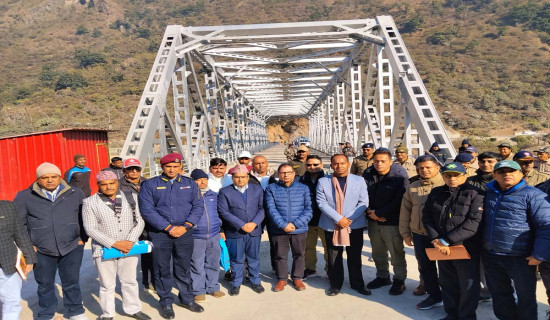नेपाल–भारत जोड्ने पुल सञ्चालनको अन्तिम तयारी
