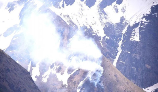 हिमाली क्षेत्रमा डढेलोको जोखिम