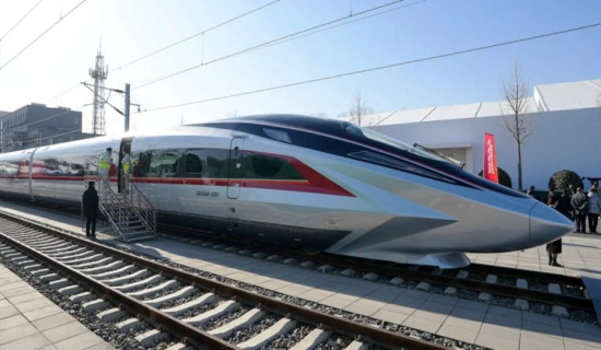 चीनको उच्च गतिको रेल नेटवर्कले ५० हजार किलोमिटर पार गर्‍याे