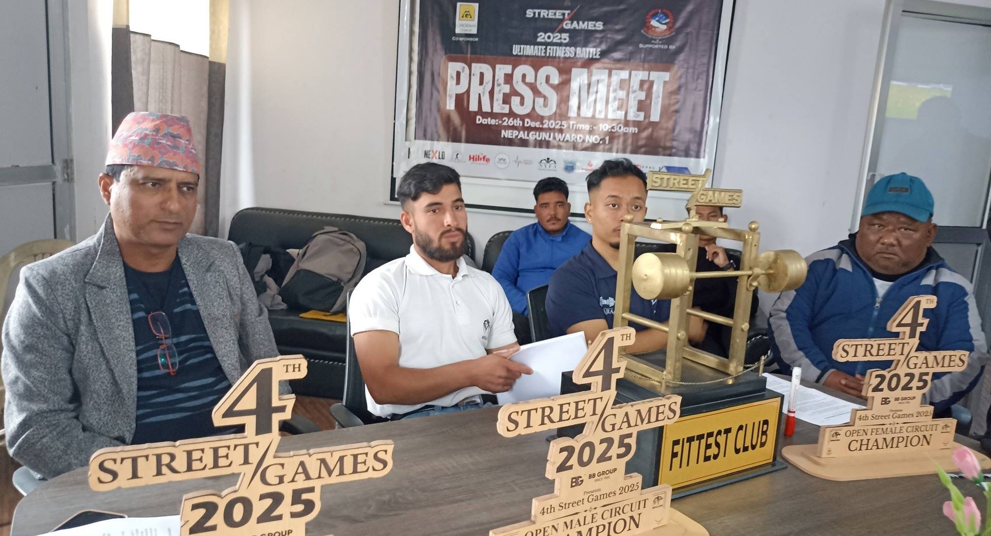 चौथो खुला व्यायाम प्रतियोगिता हुँदैं