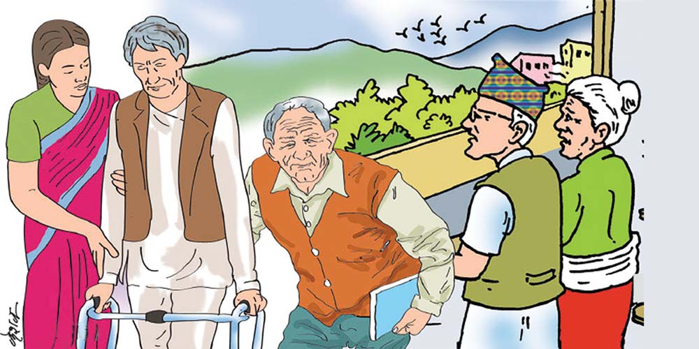 राज्यको ओतमा ज्येष्ठ नागरिक